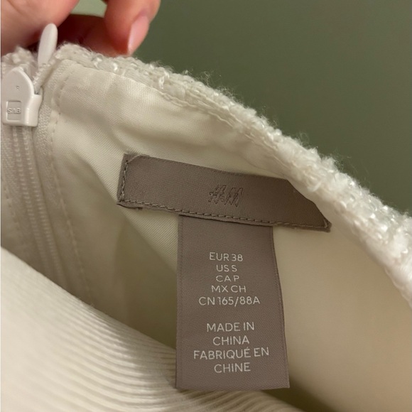 H&M White Tweed Mini Dress - Picture 5 of 5
